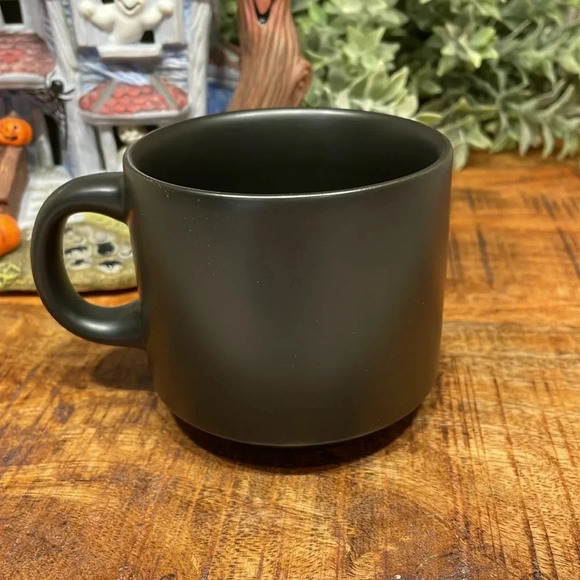 Happy Halloween Black Coffee Cup Mug With Spider Great Condition 8oz - Picture 5 of 8